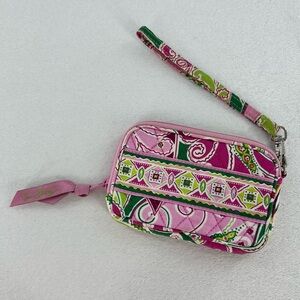Vera Bradley Pinwheel Pink Wristlet